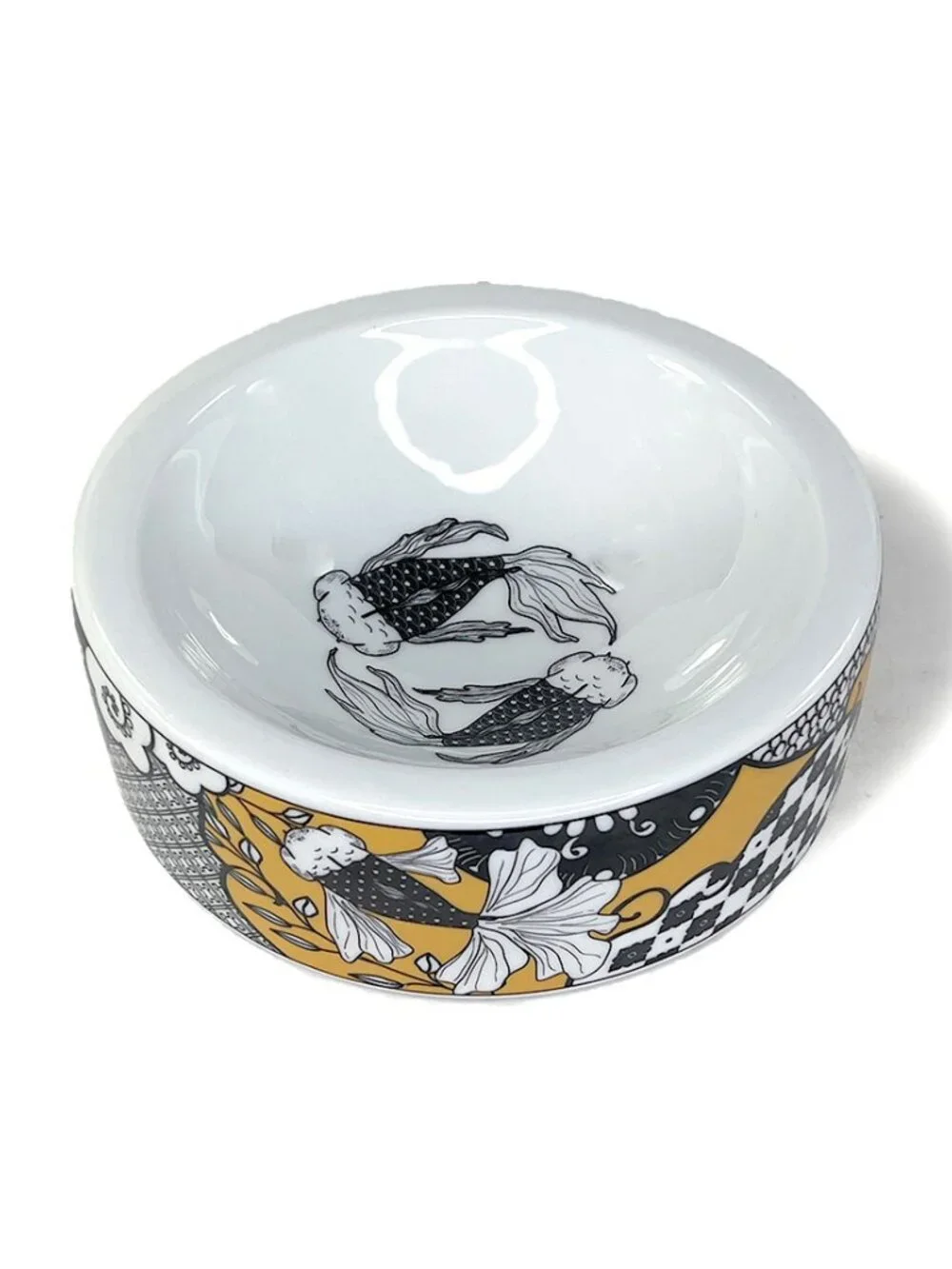 Ceramic Koi Dog Bowls - 3